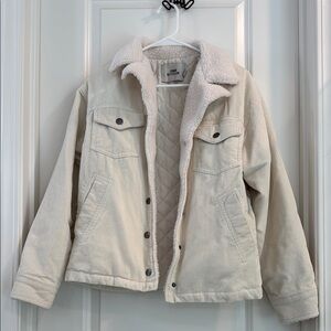 Urban Outfitters Off-White Corduroy Jacket